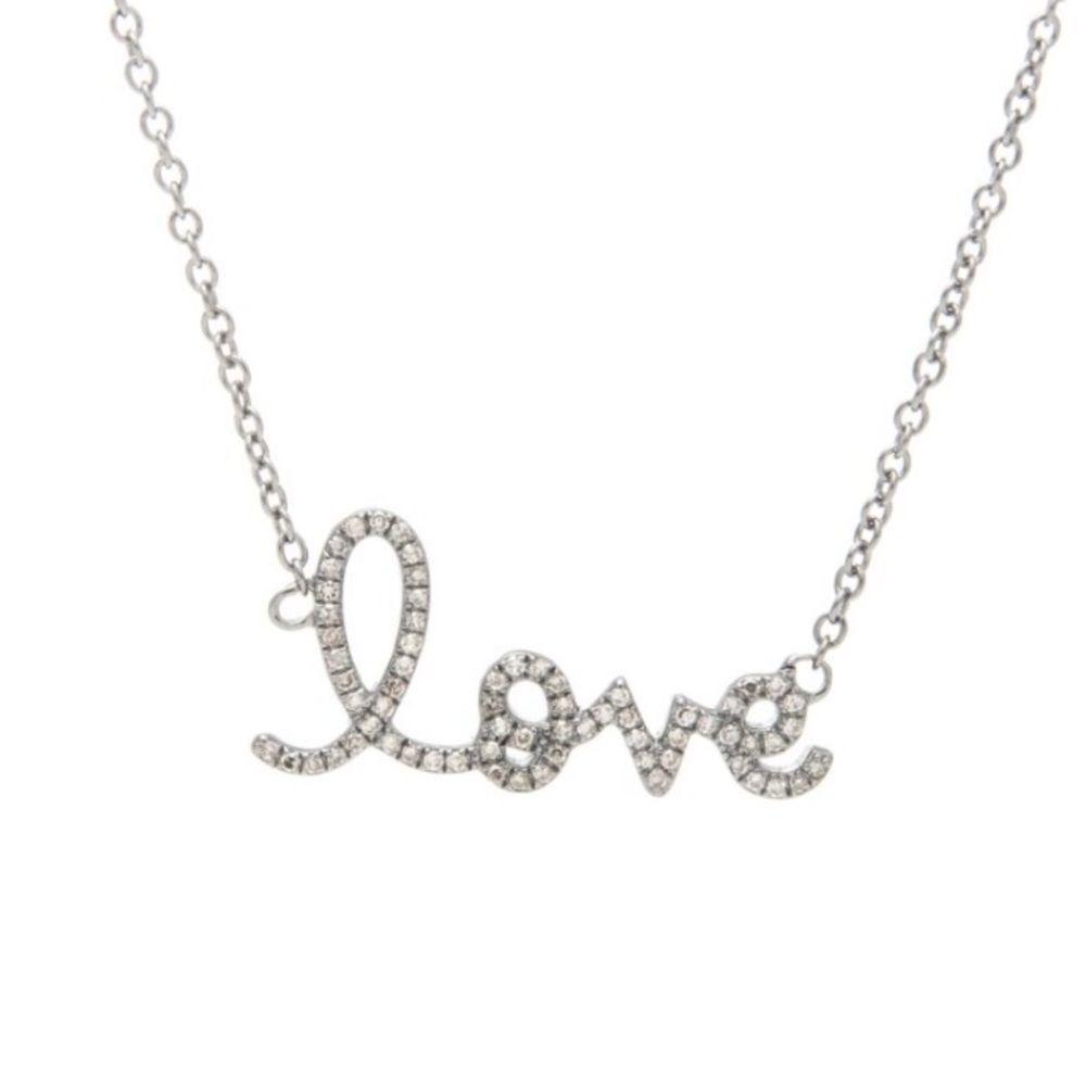 Love Script Necklace - Picture 2 of 6